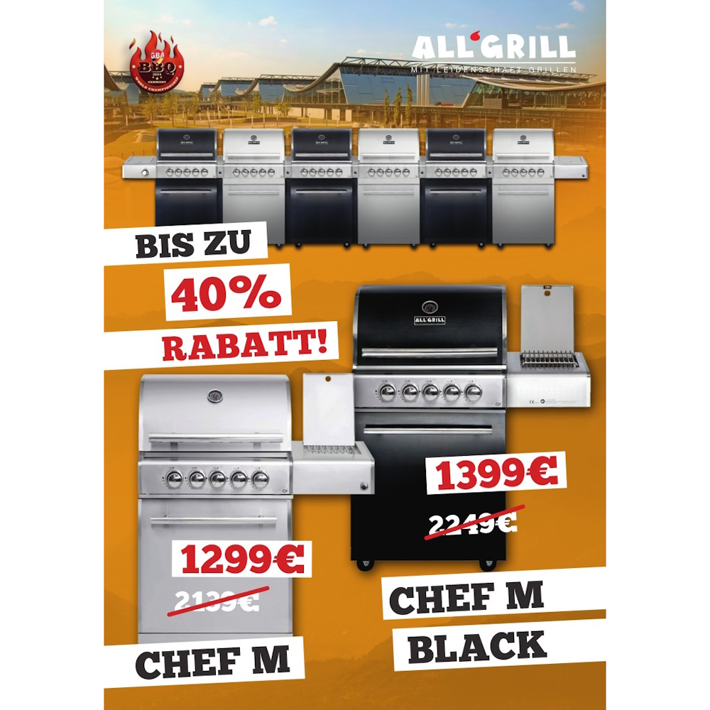 Grill-WM Angebot -Chef M Edelstahl Grundmodul-